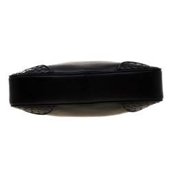 Pre Owned Bottega Veneta Black Intrecciato Leather Briefcase 