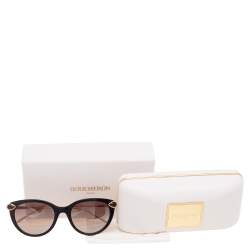 Boucheron Bronze Tone/ Black BC0082S Gradient Cat Eye Sunglasses 