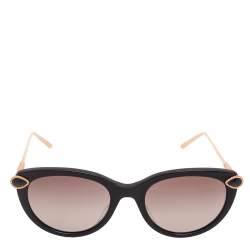 Boucheron Bronze Tone/ Black BC0082S Gradient Cat Eye Sunglasses 