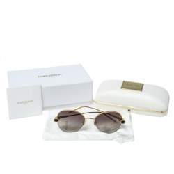 Boucheron Gold Tone/ Bicolor Gradient BC0079S Round Sunglasses