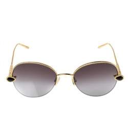Boucheron Gold Tone/ Bicolor Gradient BC0079S Round Sunglasses
