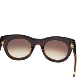 Boucheron Brown Shimmer/Brown Gradient BC0007S Oval Sunglasses