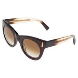 Boucheron Brown Shimmer/Brown Gradient BC0007S Oval Sunglasses