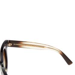Boucheron Brown Shimmer/Brown Gradient BC0007S Oval Sunglasses