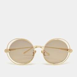 Boucheron Grey BC 0029S Round Sunglasses