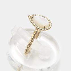 Boucheron 18K Yellow Gold and Mother of pearl Serpent Boheme Ring 54