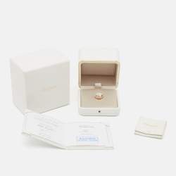 Boucheron Quatre Red Edition Ceramic 18k Three Tone Gold Ring Size 50