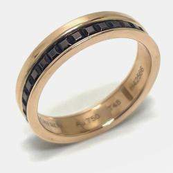 Boucheron 18K Rose Gold Quatre Band Ring EU 48