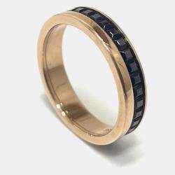 Boucheron 18K Rose Gold Quatre Band Ring EU 48
