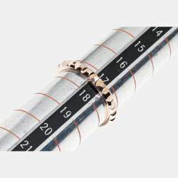 Boucheron 18K Rose Gold Quatre Clou de Paris Ring EU 58