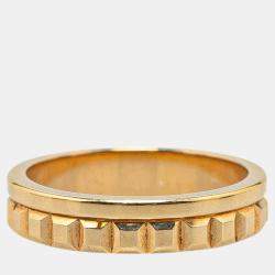 Boucheron 18K Yellow Gold Quatre Radiant Ring Size Japan 8 EU 48