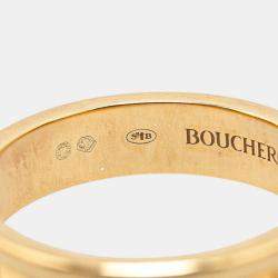 Boucheron 18K Yellow Gold Quatre Radiant Ring Size Japan 8 EU 48