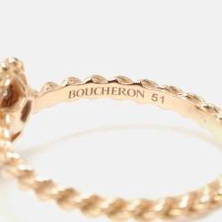 Boucheron Serpent Boheme 18k Yellow Gold And Diamonds S Motif Ring