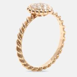 Boucheron Serpent Boheme 18k Yellow Gold And Diamonds S Motif Ring