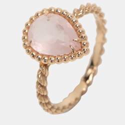 Pre Owned Boucheron Serpent Boheme18k Yellow Gold S Motif Ring Size 51