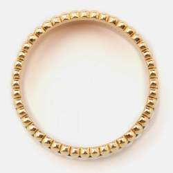 Boucheron Quatre Classique White Edition Diamonds Ceramic 18k Three Tone Gold Ring Size 52
