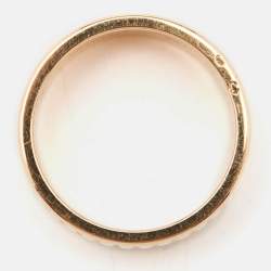 Boucheron Quatre Classique White Edition Diamonds Ceramic 18k Three Tone Gold Ring Size 52