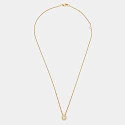 Boucheron Serpent Boheme S Motif Diamond 18k Yellow Gold Necklace