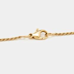 Boucheron Serpent Boheme S Motif Diamond 18k Yellow Gold Necklace