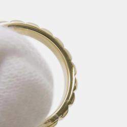 Boucheron 18K Yellow Gold Quatre Clou de Paris Ring EU 48