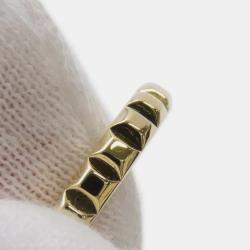 Boucheron 18K Yellow Gold Quatre Clou de Paris Ring EU 48