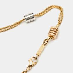 Boucheron Quatre Ceramic 18k Three Tone Gold Soft Bracelet