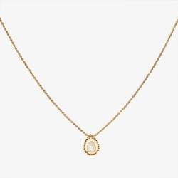 Boucheron Serpent Boheme Mother of Pearl 18k Yellow Gold S Motif Necklace