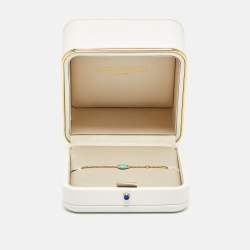 Pre Owned Boucheron Serpent Boheme Turquoise Diamond 18K Yellow Gold Bracelet