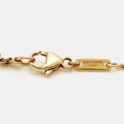 Pre Owned Boucheron Serpent Boheme XS Lapis Lazuli Diamond Yellow Gold Necklace