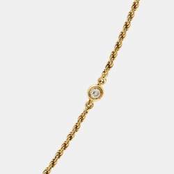 Pre Owned Boucheron Serpent Boheme XS Lapis Lazuli Diamond Yellow Gold Necklace