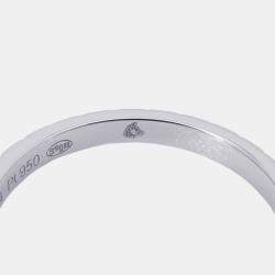 مملوكة مسبقًا Boucheron Clou de Paris Platinum Ring EU 49 