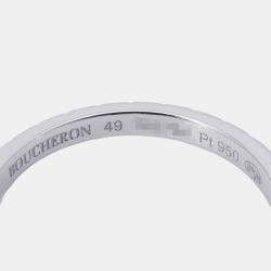 مملوكة مسبقًا Boucheron Clou de Paris Platinum Ring EU 49 