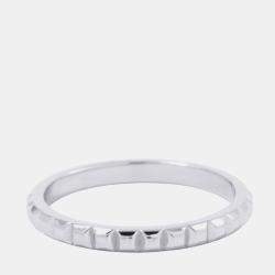 مملوكة مسبقًا Boucheron Clou de Paris Platinum Ring EU 49 