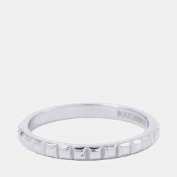 مملوكة مسبقًا Boucheron Clou de Paris Platinum Ring EU 49 