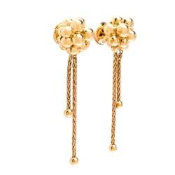 Boucheron Grains de Mure 18K Rose Gold Tassel Stud Earrings