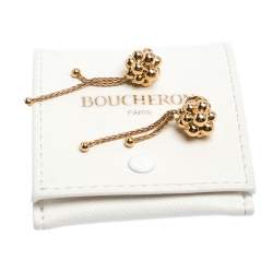 Boucheron Grains de Mure 18K Rose Gold Tassel Stud Earrings