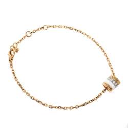 Boucheron Quatre White Edition Ceramic Diamond 18K Three Tone Gold Bracelet