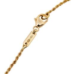 Boucheron Serpent Boheme Diamond Carnelian 18K Yellow Gold Pendant Necklace XS