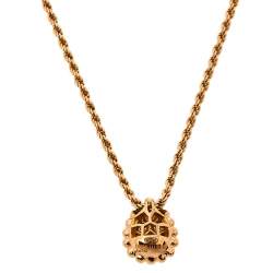 Boucheron Serpent Boheme Diamond 18K Rose Gold XS Motif Necklace 