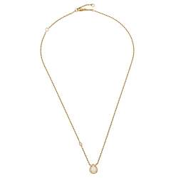 مملوكة مسبقًا قلادة بوشيرون سيربنت بوهيم ألماس و صدف و ذهب أصفر عيار 18 مقاس صغير جداً (اكس سمول)