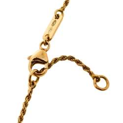 مملوكة مسبقًا قلادة بوشيرون سيربنت بوهيم ألماس و صدف و ذهب أصفر عيار 18 مقاس صغير جداً (اكس سمول)