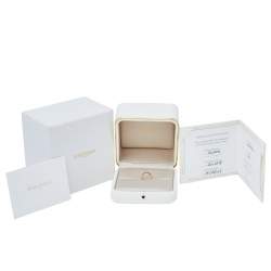 Boucheron Quatre Classique 18K Three Tone Gold Brown PVD Large Band Ring Size 47