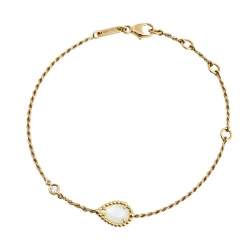 Boucheron Serpent Boheme Diamond 18K Yellow Gold Bracelet XS