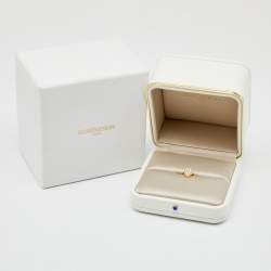 Boucheron Serpent Boheme Diamond 18k Yellow Gold S Motif Ring Size 52
