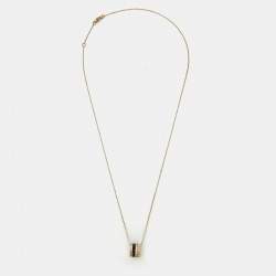 Boucheron Quatre Classique Diamond Brown PVD 18k Three Tone Gold Large Model Pendant Necklace