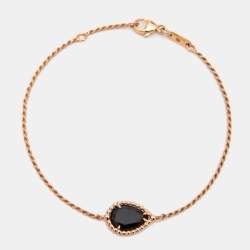 Boucheron Serpent Boheme Onyx 18k Rose Gold Bracelet