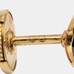 Boucheron Serpent Boheme Lapiz Lazuli 18k Yellow Gold Stud Earrings
