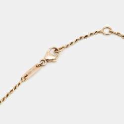 Boucheron Serpent Boheme  Rhodolite Diamond 18k Rose Gold XS Motif Necklace