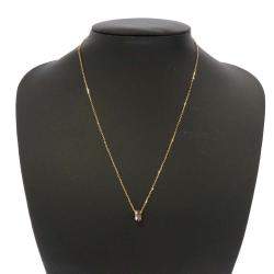 Boucheron Quatre Classique Mini 18K Yellow Gold Rose Gold PVD Necklace 
