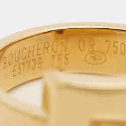 Pre Owned خاتم بوشيرون ديشانييه ذهب أصفر عيار 18 مقاس 55